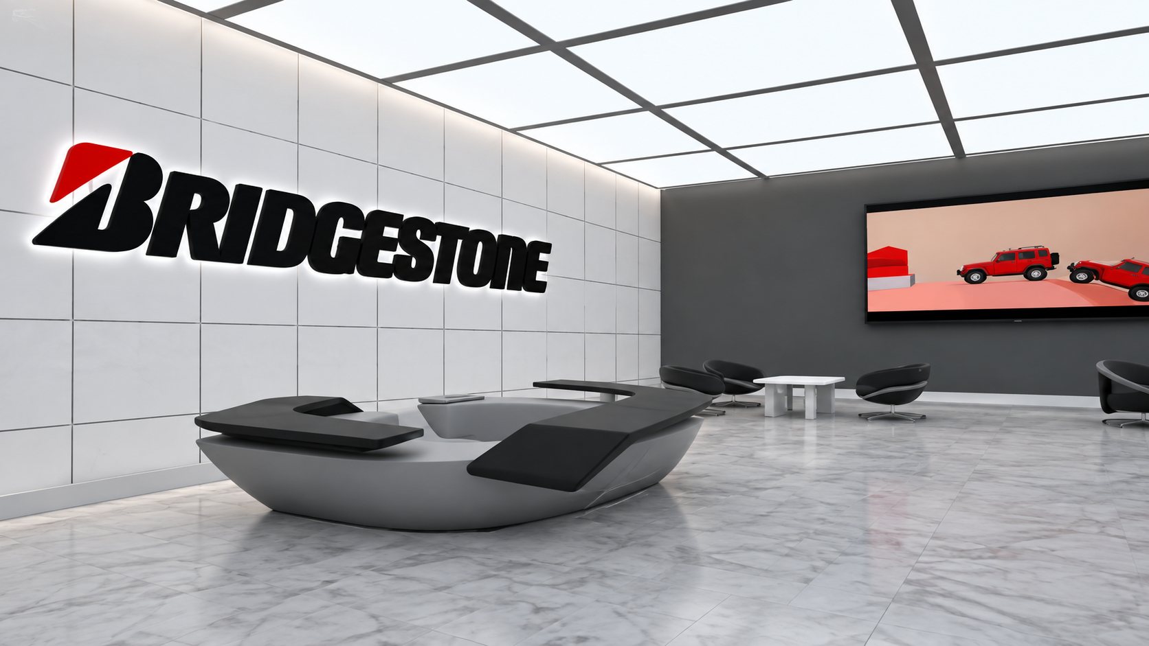 Branded Bridgestone reception